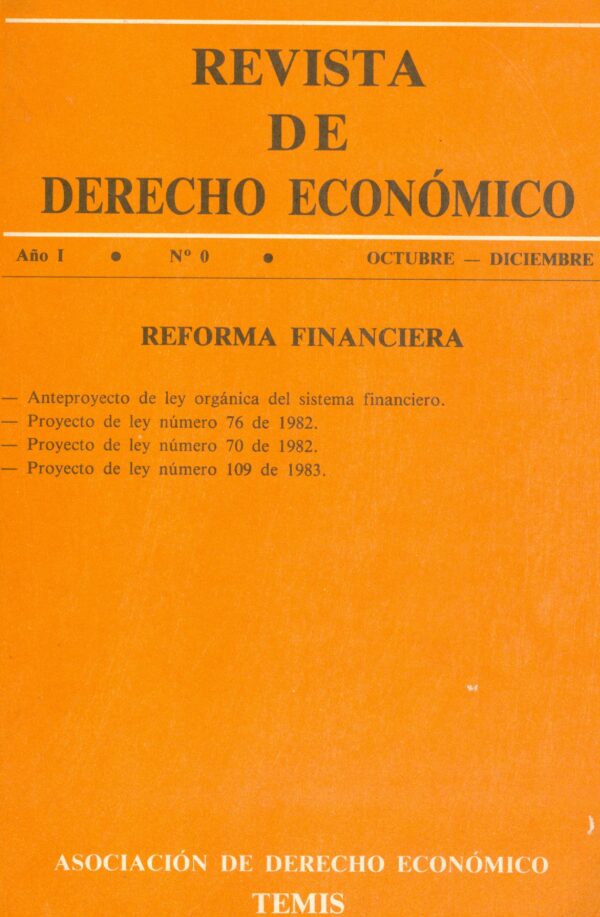 Revista de Derecho Económico No. 0