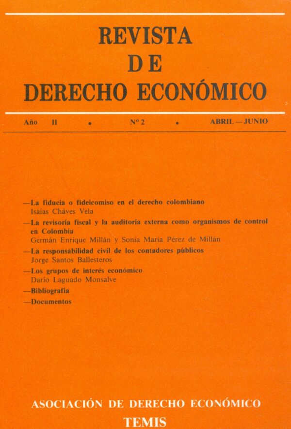 Revista de Derecho Económico No. 2